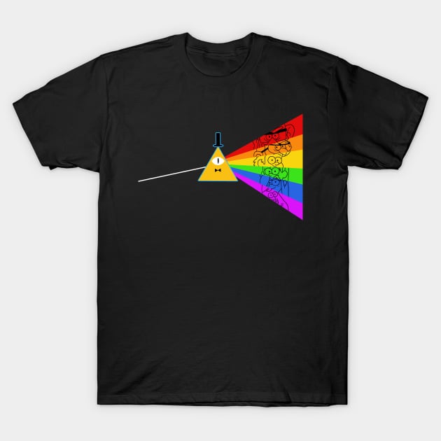 The dark side of gravity falls T-Shirt by ravenfire5